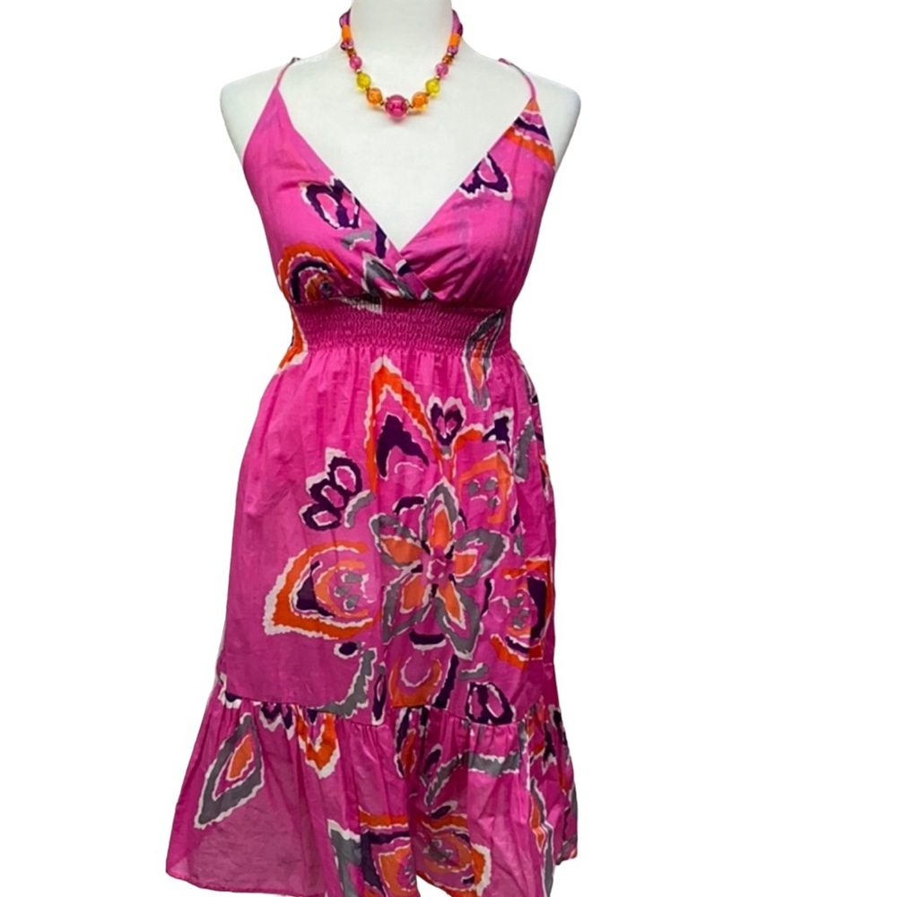 Beachy Summer Floral Dress